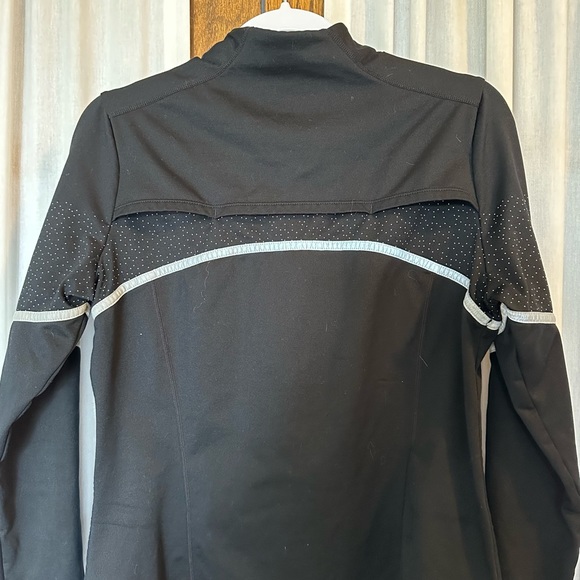 Fabletics Black Dot Moira Zip Front Jacket - Picture 8 of 12